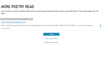 Tablet Screenshot of morepoetryread.blogspot.com