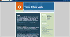 Desktop Screenshot of 3weeksvienna.blogspot.com