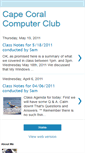 Mobile Screenshot of capecoralcomputerclub.blogspot.com