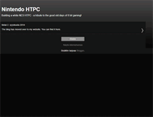 Tablet Screenshot of nintendo-htpc.blogspot.com