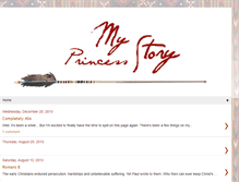 Tablet Screenshot of myprincessstory.blogspot.com