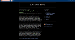 Desktop Screenshot of cwarzniak.blogspot.com