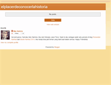 Tablet Screenshot of elplacerdeconocerlahistoria.blogspot.com