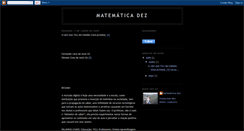 Desktop Screenshot of matematicadez.blogspot.com