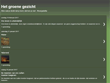 Tablet Screenshot of hetgroenegezicht.blogspot.com