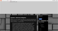 Desktop Screenshot of ingenieriacreatividadyvida.blogspot.com