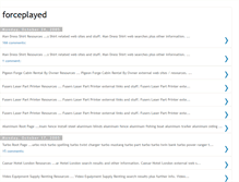 Tablet Screenshot of forceplayed.blogspot.com