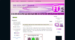 Desktop Screenshot of fengshuitrader.blogspot.com