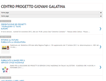 Tablet Screenshot of centroprogettogiovani.blogspot.com