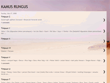 Tablet Screenshot of kamusrungus.blogspot.com