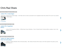 Tablet Screenshot of chrispaulshoes.blogspot.com