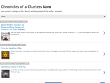 Tablet Screenshot of chroniclesofacluelessmom.blogspot.com