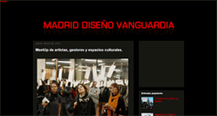 Desktop Screenshot of madriddisenovanguardia.blogspot.com