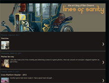 Tablet Screenshot of linesofsanity.blogspot.com