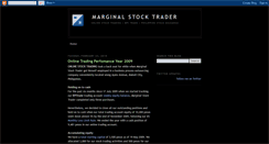 Desktop Screenshot of marginalstocktrader.blogspot.com