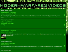 Tablet Screenshot of modernwarfare3videos.blogspot.com