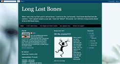 Desktop Screenshot of longlostbones.blogspot.com