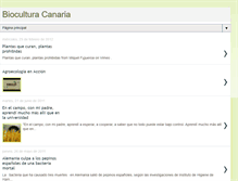 Tablet Screenshot of bio-culturacanaria.blogspot.com