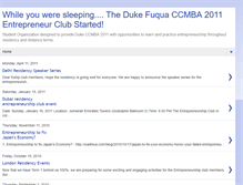 Tablet Screenshot of dukeentrepreneur.blogspot.com