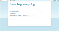 Desktop Screenshot of brownbagbeautyblog.blogspot.com