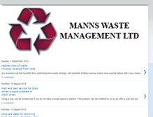 Tablet Screenshot of mannswaste.blogspot.com