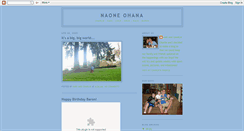 Desktop Screenshot of naoneohana.blogspot.com