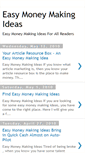 Mobile Screenshot of easymoney-making-ideas.blogspot.com