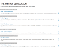 Tablet Screenshot of fantasyleprechaun.blogspot.com