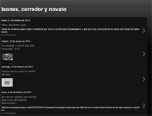 Tablet Screenshot of leonescorredorynovato.blogspot.com