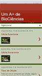 Mobile Screenshot of biomariano.blogspot.com