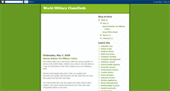 Desktop Screenshot of militaryclassifieds.blogspot.com