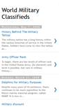 Mobile Screenshot of militaryclassifieds.blogspot.com