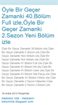 Mobile Screenshot of oylebirgecerzamankibolum-izle.blogspot.com