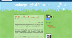 Desktop Screenshot of anthropologicalmuseum.blogspot.com