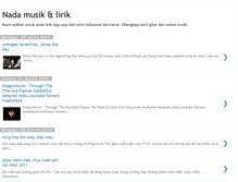 Tablet Screenshot of nada-music.blogspot.com