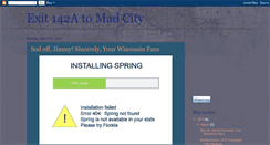 Desktop Screenshot of madcityexit.blogspot.com