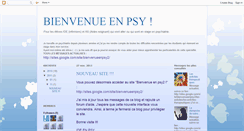 Desktop Screenshot of bienvenue-en-psy.blogspot.com