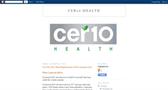 Desktop Screenshot of cer10health.blogspot.com