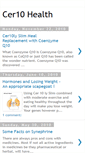 Mobile Screenshot of cer10health.blogspot.com