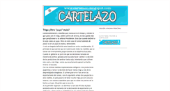 Desktop Screenshot of cartelazo3.blogspot.com