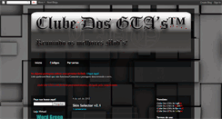 Desktop Screenshot of clubedosgtas.blogspot.com