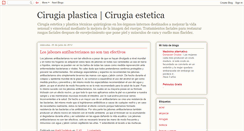 Desktop Screenshot of cirugiaesteticaplastica.blogspot.com