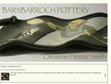 Tablet Screenshot of barnbarrochpottery.blogspot.com