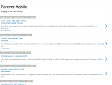 Tablet Screenshot of forevermobile.blogspot.com