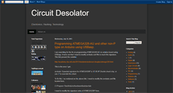 Desktop Screenshot of circuitdesolator.blogspot.com