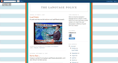 Desktop Screenshot of languagepolice.blogspot.com