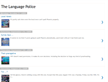 Tablet Screenshot of languagepolice.blogspot.com