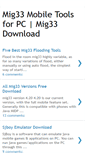 Mobile Screenshot of mig33-download.blogspot.com