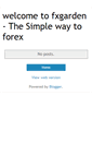 Mobile Screenshot of fxgarden.blogspot.com