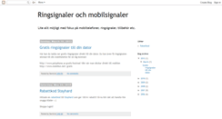 Desktop Screenshot of mina-ringsignaler.blogspot.com